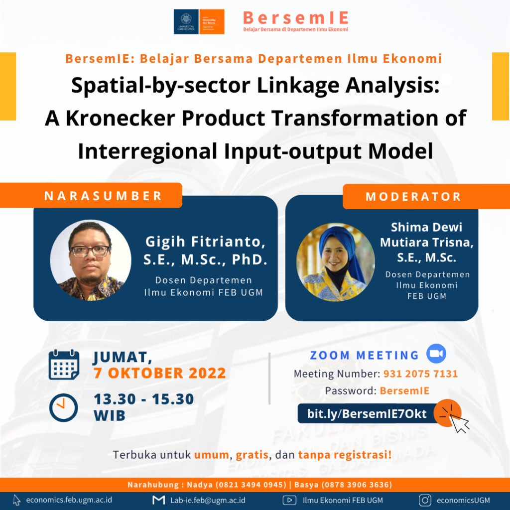 BersemIE: “Spatial-by-sector Linkage analysis: A Kronecker Product ...